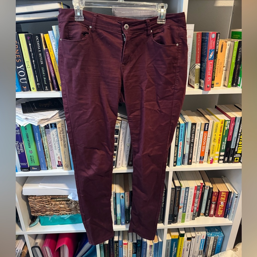 H&M - Divided Maroon Skinny Pants
